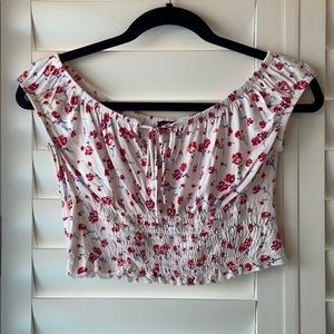 Kendall and Kylie Pacsun Floral Crop Top